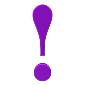 Exclamation,Point,Exclamation,Mark,Punctuation,Character,3d,Purple,Lilac,Violet